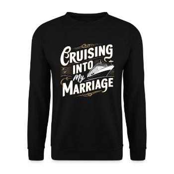 Cruise Married - Unisex Sweatshirt - black - Front - Alina (178cm) & Michal (187cm)