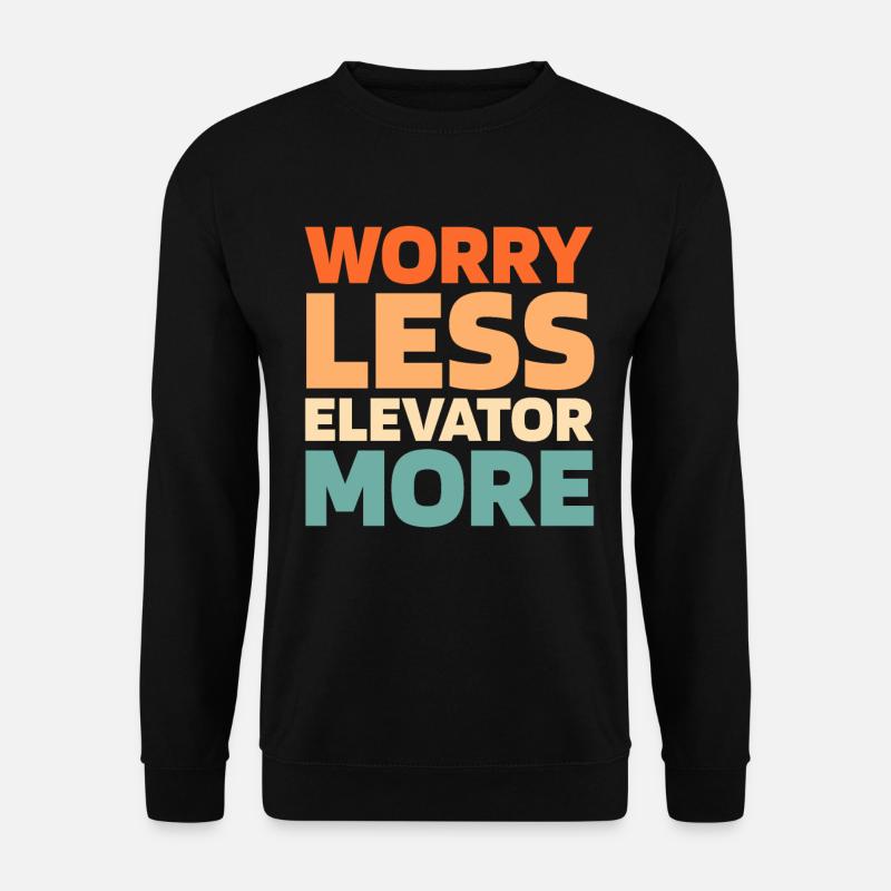Elevator Elevator - Unisex Sweatshirt - black