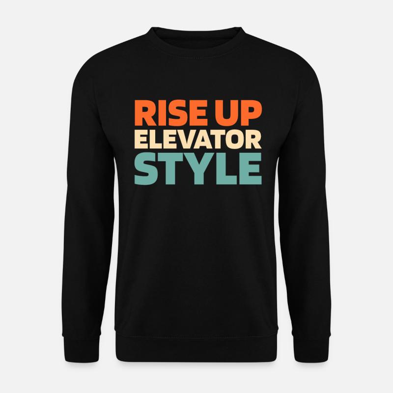 Elevator Elevator - Unisex Sweatshirt - black