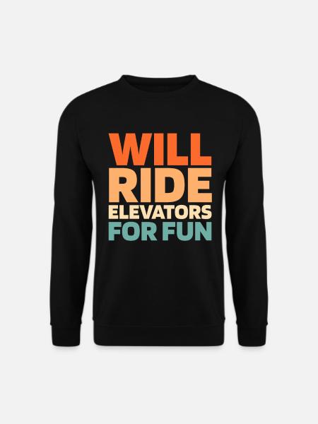 Elevator Elevator - Unisex Sweatshirt - black
