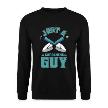 Jardinier amateur Jardin Juste un jardinier - Sweat-shirt Unisexe - noir - Devant - Alina (178cm) & Michal (187cm)