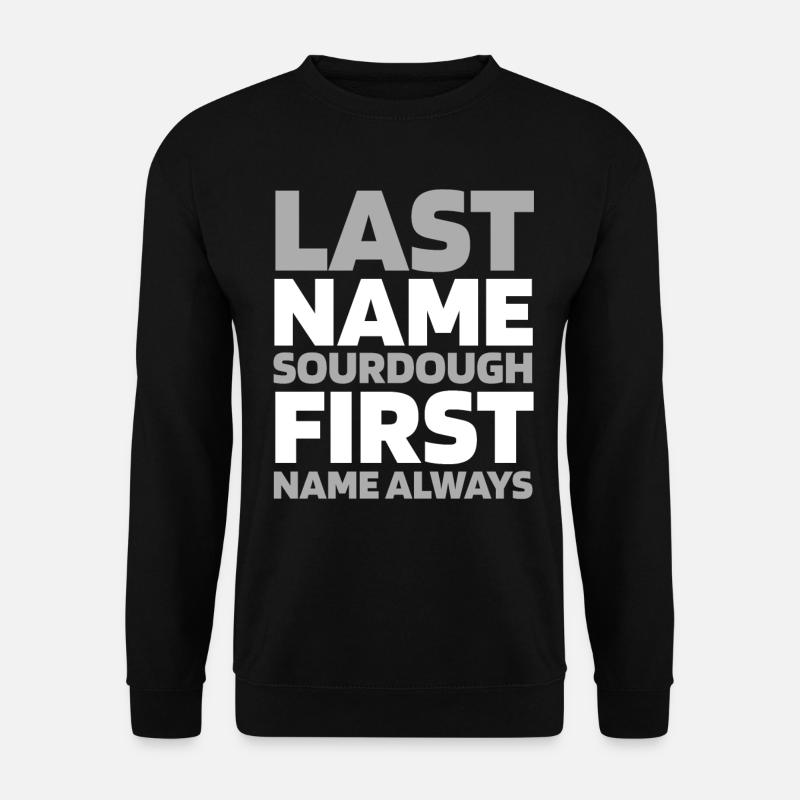Sauerteig Brot - Unisex Pullover - Schwarz