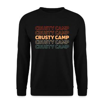 Sauerteig Brot - Unisex Pullover - Schwarz - Vorne - Alina (178cm) & Michal (187cm)