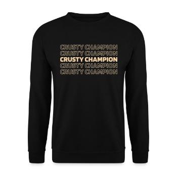 Sauerteig Brot - Unisex Pullover - Schwarz - Vorne - Alina (178cm) & Michal (187cm)