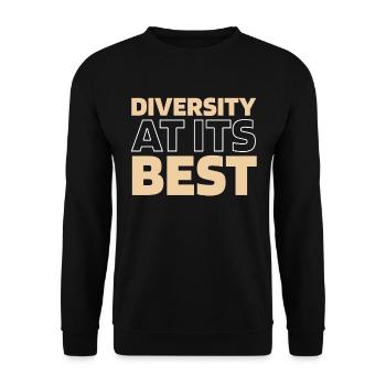 Sauerteig Brot - Unisex Pullover - Schwarz - Vorne - Alina (178cm) & Michal (187cm)