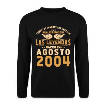 The Legends August 2004 - Unisex Sweatshirt - black - Front - Alina (178cm) & Michal (187cm)