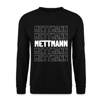 German city of Mettmann, North Rhine-Westphalia - Unisex Sweatshirt - black - Front - Alina (178cm) & Michal (187cm)