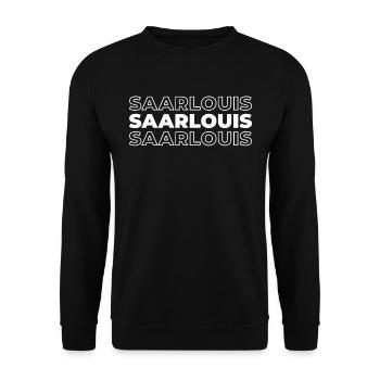 Ville allemande Saarlouis Sarre - Sweat-shirt Unisexe - noir - Devant - Alina (178cm) & Michal (187cm)