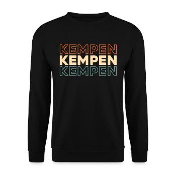 Campine, Rhénanie-du-Nord-Westphalie - Sweat-shirt Unisexe - noir - Devant - Alina (178cm) & Michal (187cm)