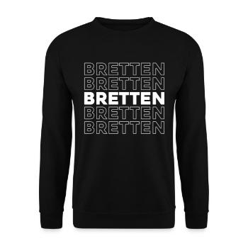 Deutsche Stadt Bretten Badenwürttemberg - Unisex Pullover - Schwarz - Vorne - Alina (178cm) & Michal (187cm)