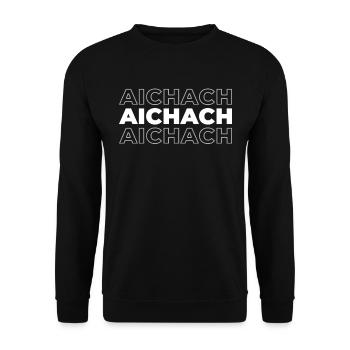 Ville allemande d’Aichach, Bavière - Sweat-shirt Unisexe - noir - Devant - Alina (178cm) & Michal (187cm)