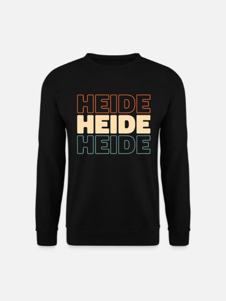 Deutsche Stadt Heide Schleswigholstein - Unisex Pullover - Schwarz