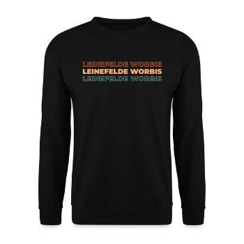 Ville allemande de Leinefeldeworbis, Thuringe - Sweat-shirt Unisexe - noir - Devant - Alina (178cm) & Michal (187cm)