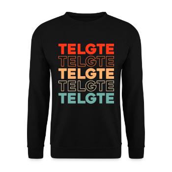 Deutsche Stadt Telgte Nordrheinwestfalen - Unisex Pullover - Schwarz - Vorne - Alina (178cm) & Michal (187cm)