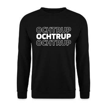 Deutsche Stadt Ochtrup Nordrheinwestfalen - Unisex Pullover - Schwarz - Vorne - Alina (178cm) & Michal (187cm)