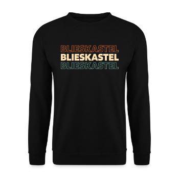 Ville allemande de Blieskastel, Sarre - Sweat-shirt Unisexe - noir - Devant - Alina (178cm) & Michal (187cm)