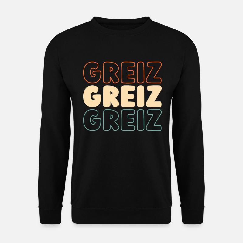 Ville allemande de Greiz, Thuringe - Sweat-shirt Unisexe - noir