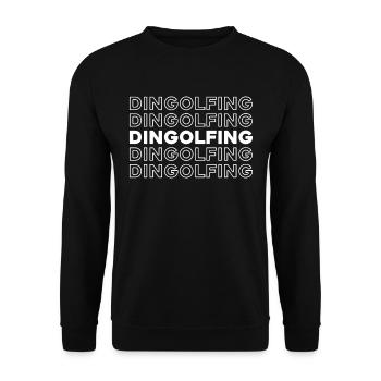 Deutsche Stadt Dingolfing Bayern - Unisex Pullover - Schwarz - Vorne - Alina (178cm) & Michal (187cm)