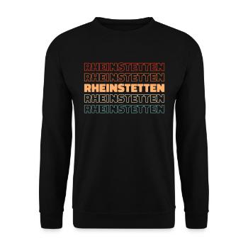 Ville allemande de Rheinstetten, Baden-Württemberg - Sweat-shirt Unisexe - noir - Devant - Alina (178cm) & Michal (187cm)