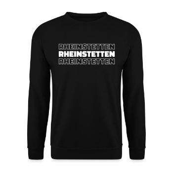Ville allemande de Rheinstetten, Baden-Württemberg - Sweat-shirt Unisexe - noir - Devant - Alina (178cm) & Michal (187cm)