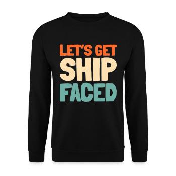 Croisière - Sweat-shirt Unisexe - noir - Devant - Alina (178cm) & Michal (187cm)