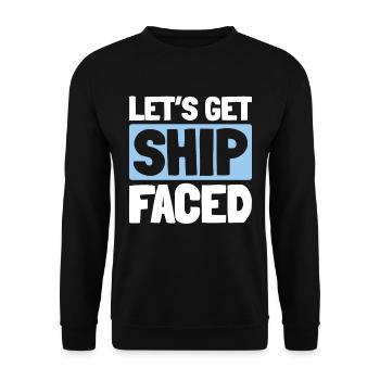 Croisière - Sweat-shirt Unisexe - noir - Devant - Alina (178cm) & Michal (187cm)
