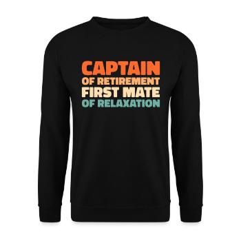 Cruise Retraite - Sweat-shirt Unisexe - noir - Devant - Alina (178cm) & Michal (187cm)