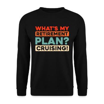 Cruise Retraite - Sweat-shirt Unisexe - noir - Devant - Alina (178cm) & Michal (187cm)