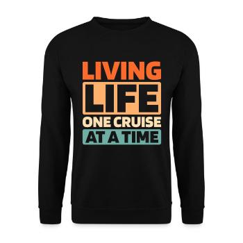 Croisière - Sweat-shirt Unisexe - noir - Devant - Alina (178cm) & Michal (187cm)