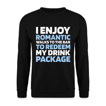 Croisière - Sweat-shirt Unisexe - noir - Devant - Alina (178cm) & Michal (187cm)
