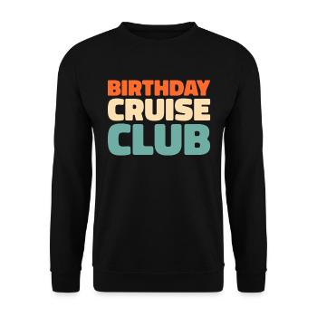 Kreuzfahrt - Unisex Pullover - Schwarz - Vorne - Alina (178cm) & Michal (187cm)