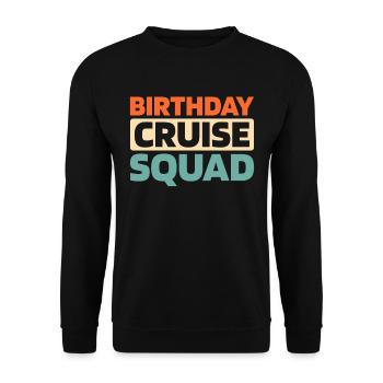Croisière - Sweat-shirt Unisexe - noir - Devant - Alina (178cm) & Michal (187cm)