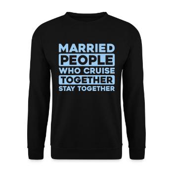 Cruise - Unisex Sweatshirt - black - Front - Alina (178cm) & Michal (187cm)