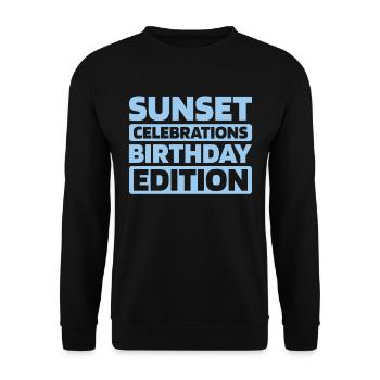 Croisière d’anniversaire à Kreuzfahrt - Sweat-shirt Unisexe - noir - Devant - Alina (178cm) & Michal (187cm)