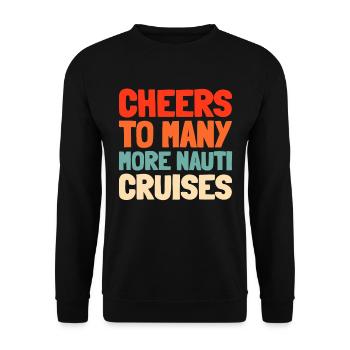 Croisière d’anniversaire à Kreuzfahrt - Sweat-shirt Unisexe - noir - Devant - Alina (178cm) & Michal (187cm)