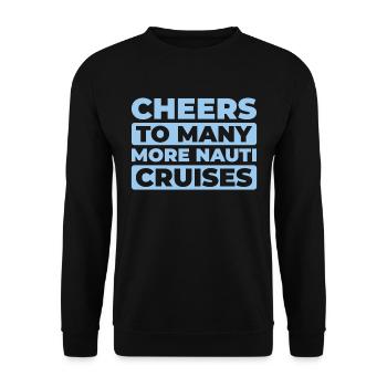 Croisière d’anniversaire à Kreuzfahrt - Sweat-shirt Unisexe - noir - Devant - Alina (178cm) & Michal (187cm)