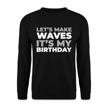 Croisière d’anniversaire à Kreuzfahrt - Sweat-shirt Unisexe - noir - Devant - Alina (178cm) & Michal (187cm)