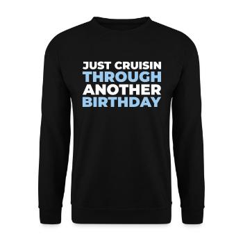Kreuzfahrt Birthday Cruise - Unisex Pullover - Schwarz - Vorne - Alina (178cm) & Michal (187cm)