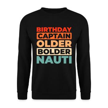 Kreuzfahrt Birthday Cruise - Unisex Pullover - Schwarz - Vorne - Alina (178cm) & Michal (187cm)