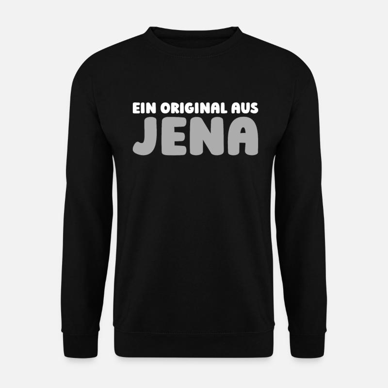 German city Jena, Thuringia - Unisex Sweatshirt - black