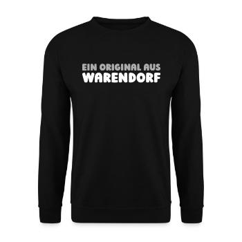 German city of Warendorf, North Rhine-Westphalia - Unisex Sweatshirt - black - Front - Alina (178cm) & Michal (187cm)