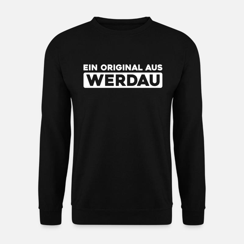 Deutsche Stadt Werdau Sachsen - Unisex Pullover - Schwarz