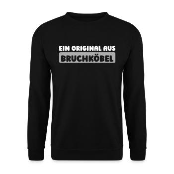 Ville allemande de Bruchköbel, Hesse - Sweat-shirt Unisexe - noir - Devant - Alina (178cm) & Michal (187cm)
