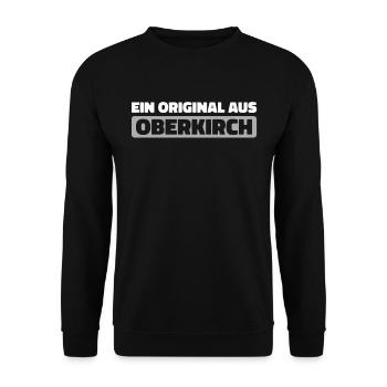 Ville allemande Oberkirch Baden-Württemberg - Sweat-shirt Unisexe - noir - Devant - Alina (178cm) & Michal (187cm)
