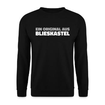 Ville allemande de Blieskastel, Sarre - Sweat-shirt Unisexe - noir - Devant - Alina (178cm) & Michal (187cm)