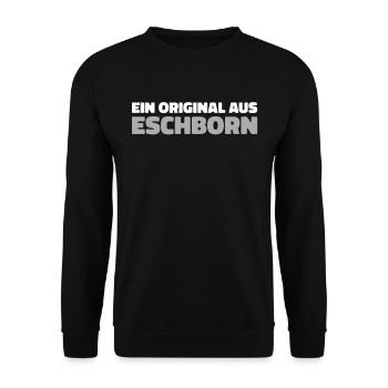 Ville allemande d’Eschborn, Hesse - Sweat-shirt Unisexe - noir - Devant - Alina (178cm) & Michal (187cm)