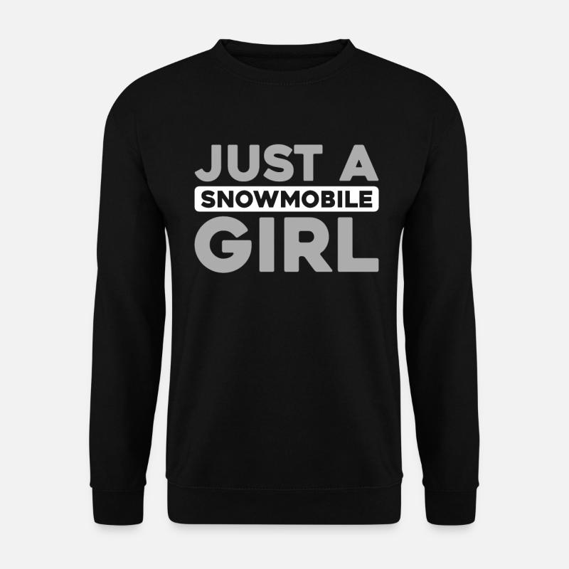 Schneemobil Motorschlitten - Unisex Pullover - Schwarz