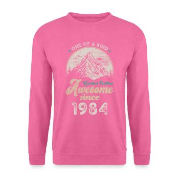 1984 Birthday Berge - Unisex Sweatshirt - pink - Front