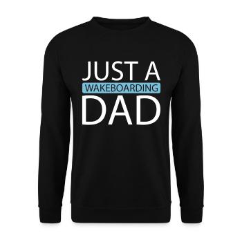 Wakeboard Wakeboarder Juste un papa wakeboard - Sweat-shirt Unisexe - noir - Devant - Alina (178cm) & Michal (187cm)