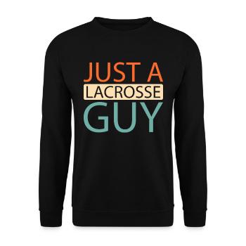 La crosse juste un gars de crosse - Sweat-shirt Unisexe - noir - Devant - Alina (178cm) & Michal (187cm)